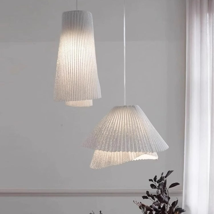 Elegant Pleated Pendant Light Fixture