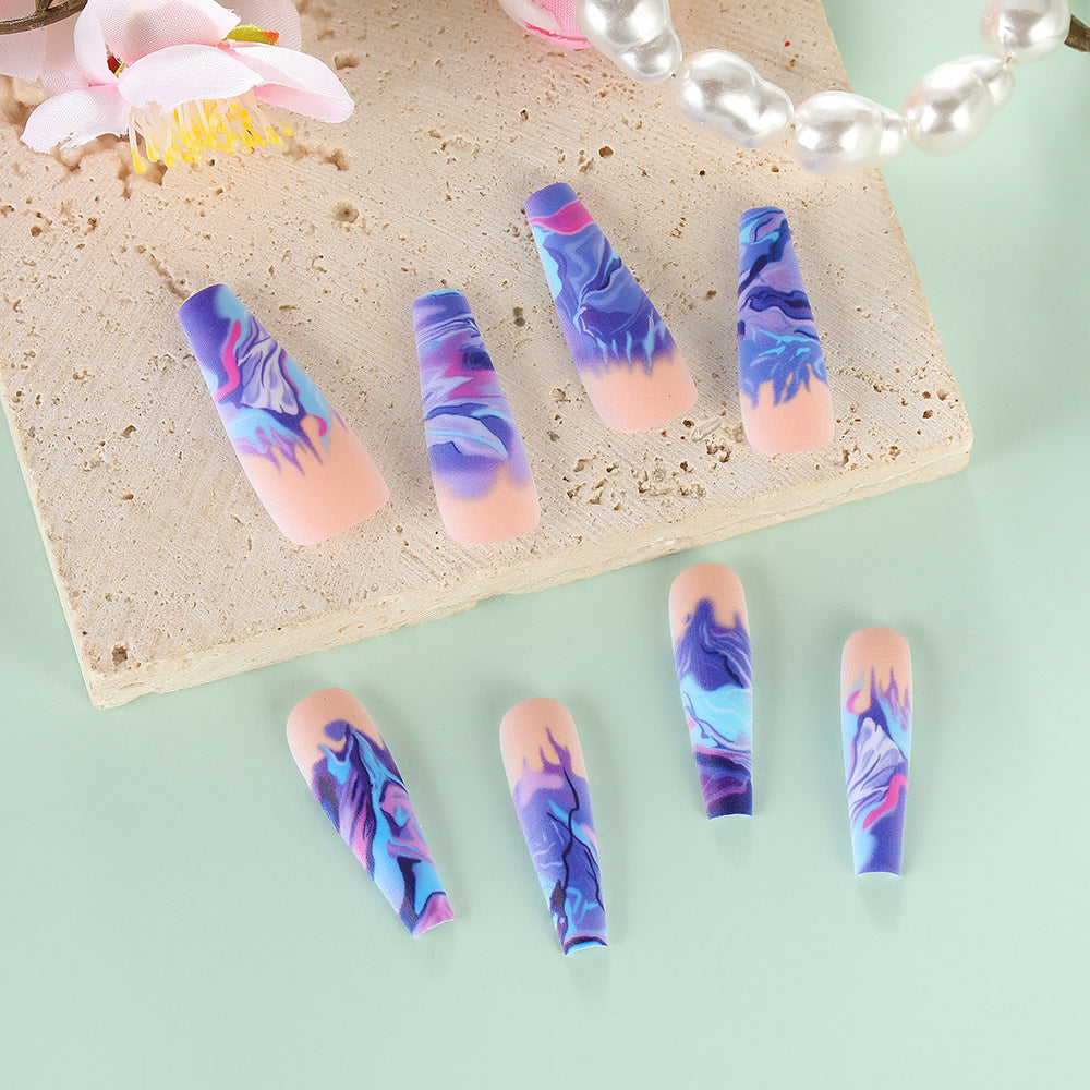 Artificial nails in modern marble design Stornfield