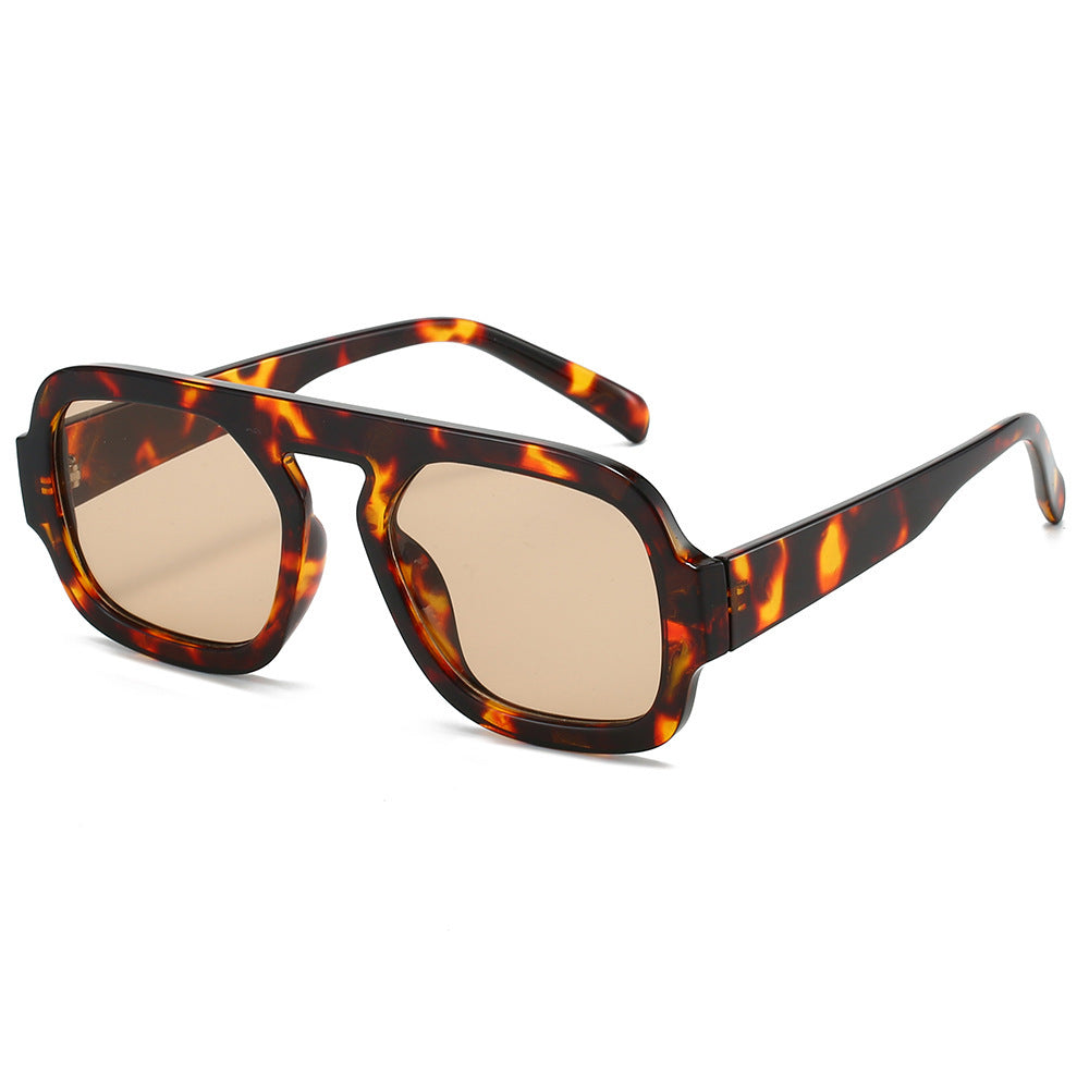 Oversized Geometric Lens Sunglasses Stornfield