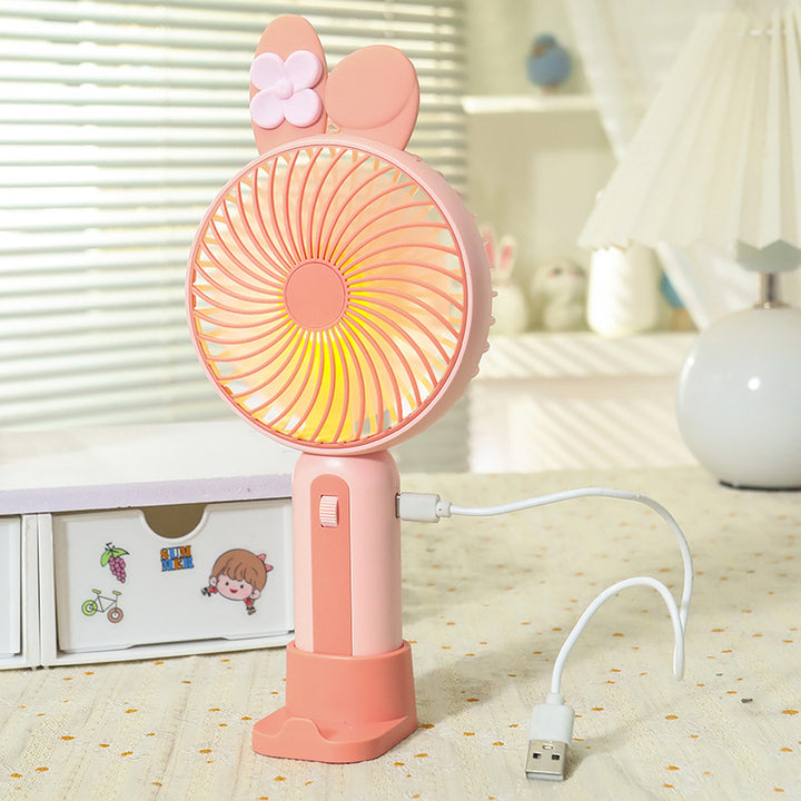 Ladies Portable Hand Fan with USB Connection and LED Lighting Stornfield