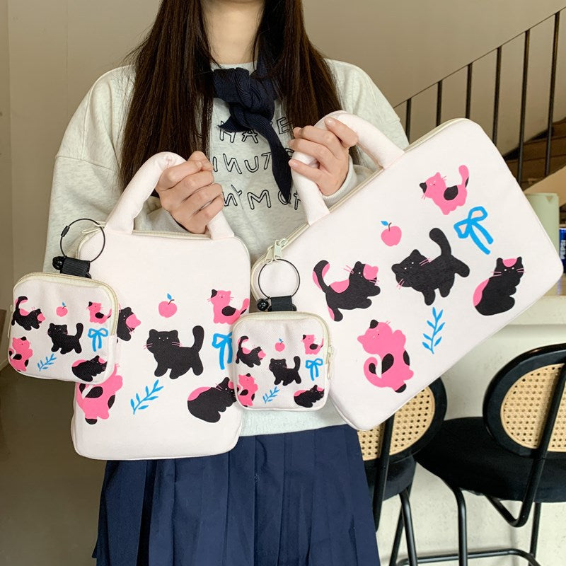 Laptop bag with creative cat pattern Stornfield