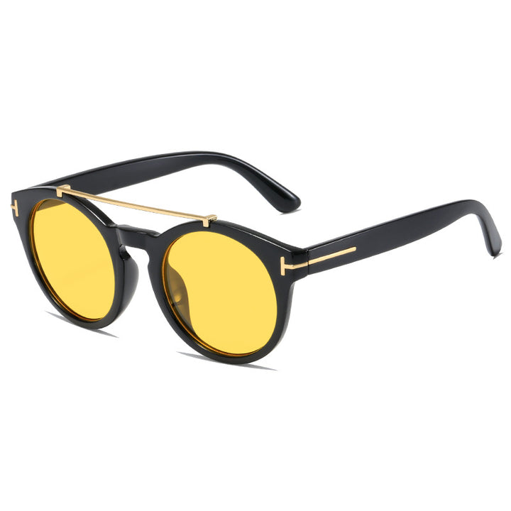 Ladies fashionable sunglasses with elegant round lenses Stornfield
