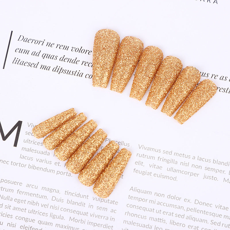 High-quality artificial nails with glitter effects Stornfield