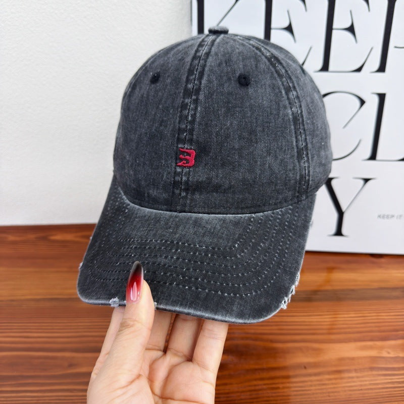 Unisex Distressed Cotton Baseball Cap Stornfield 1784083761