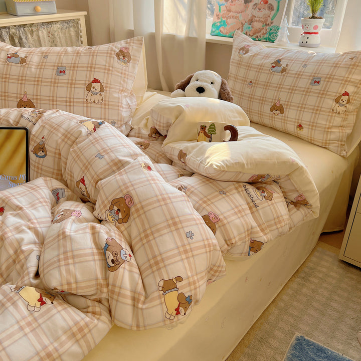 Cute Bear-Themed Bedding Set
