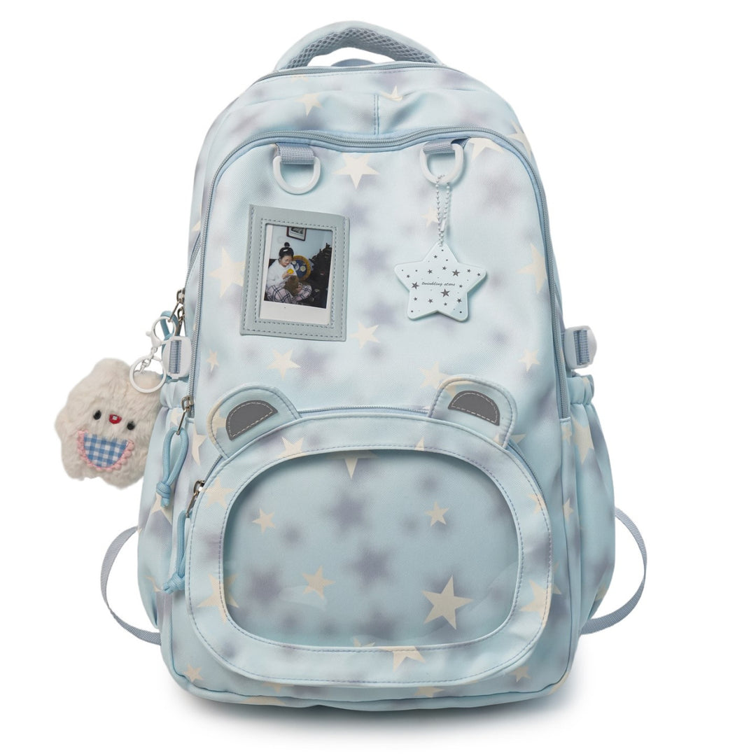 Children's Starry-Themed Plush Ear Backpack Stornfield