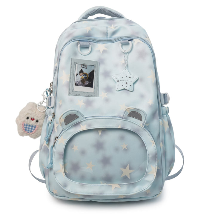 Children's Starry-Themed Plush Ear Backpack Stornfield