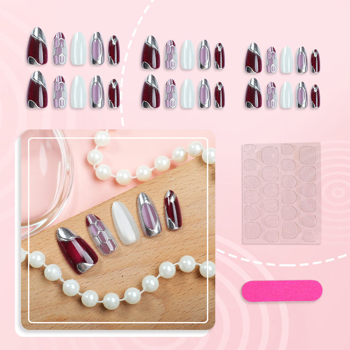 Chic Stylish Press-On Nail Art