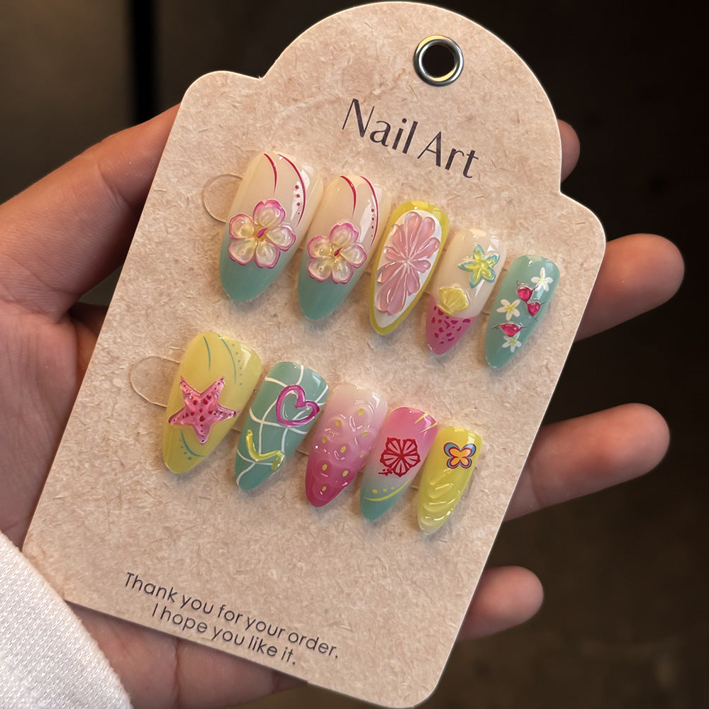 Artistic Themed Press-On Nail Collection Stornfield