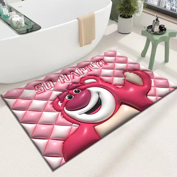 Cute Cartoon Cat Shape Bath Mat Stornfield