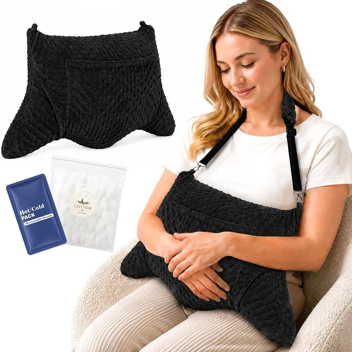 ergonomic heating pad with carrying strap Stornfield