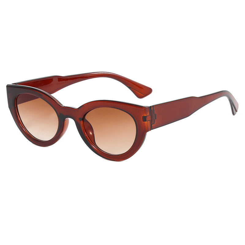 Ladies fashionable square sunglasses with mirrored lenses Stornfield