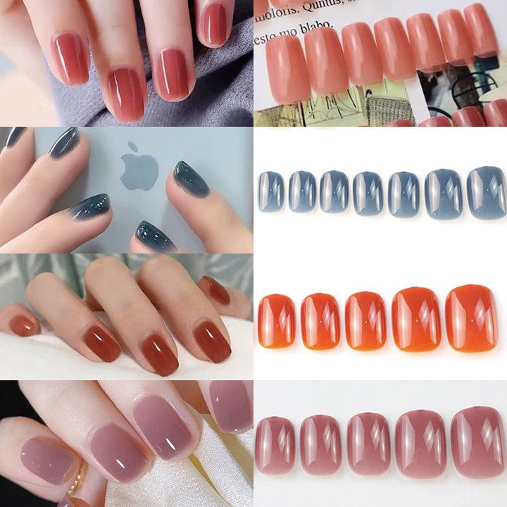 Glossy Fashion Press-On Nail Set Stornfield