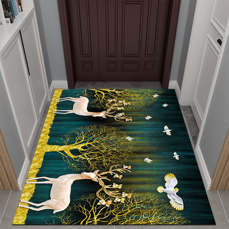 Artistic Koi Pond Area Rug