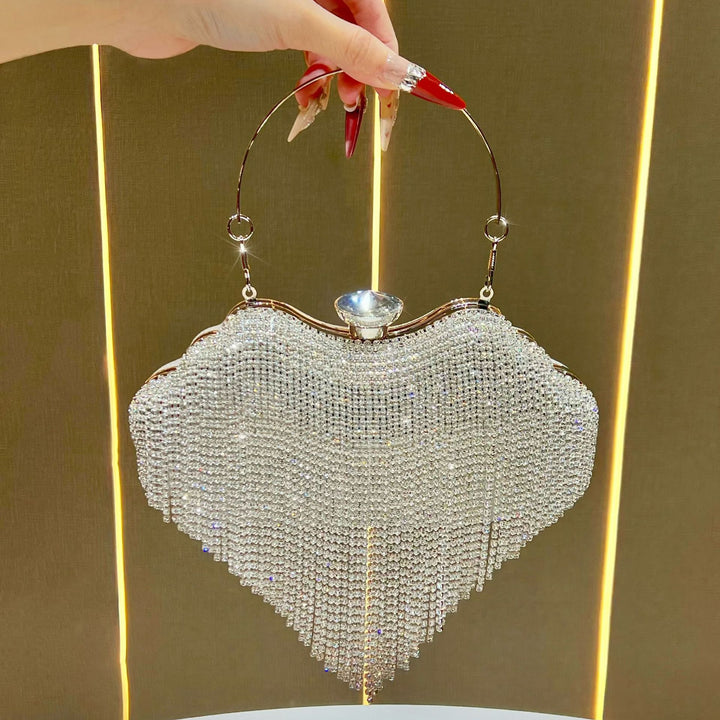 Crystal Fringe Evening Purse