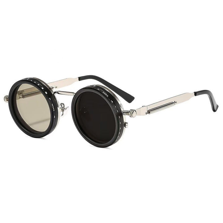 Ladies vintage inspired round sunglasses with unique frame Stornfield