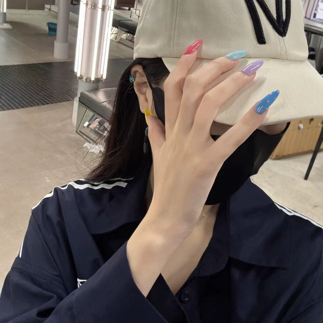 Colorful Gel Nail Extensions