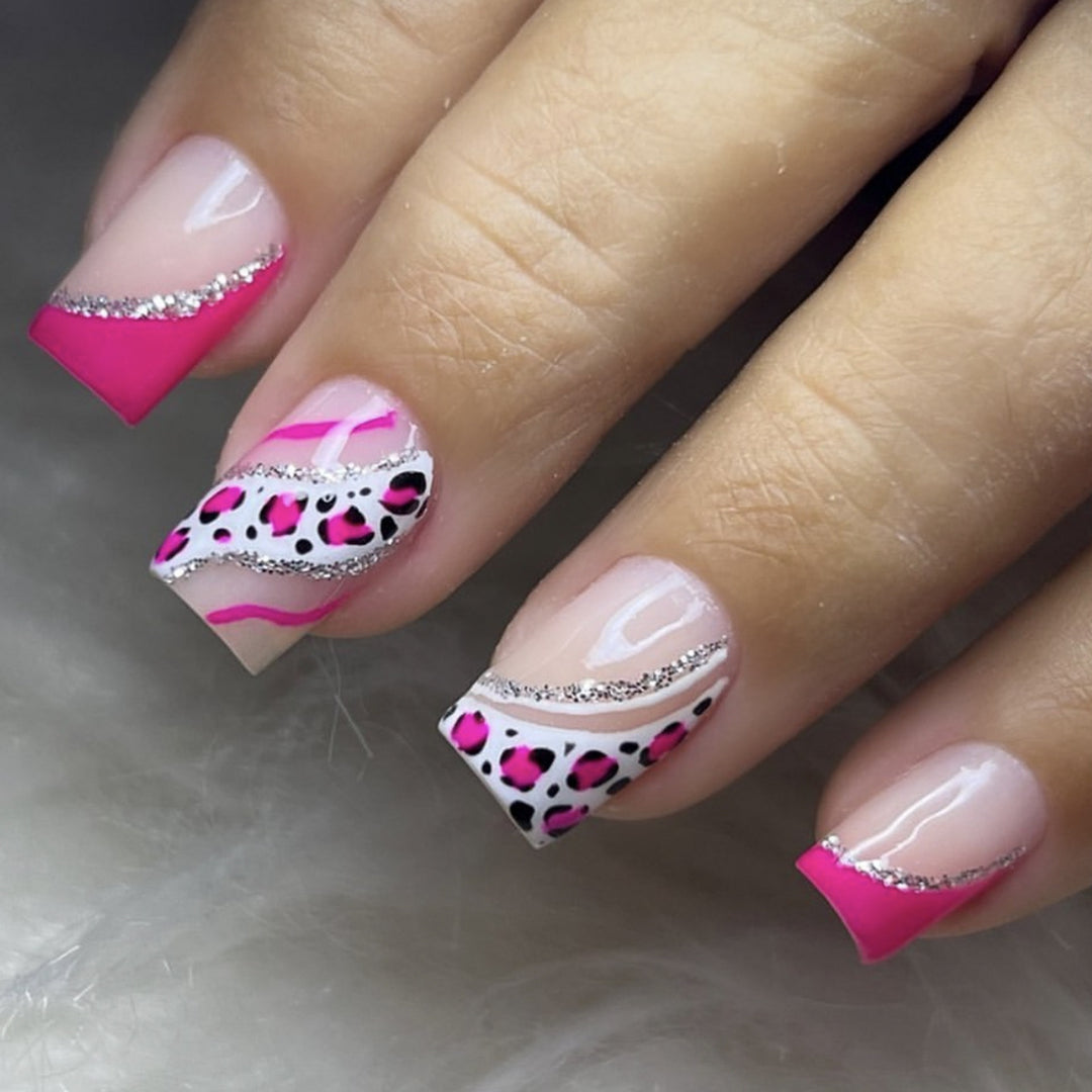 Stylish Animal Print Nail Art Set Stornfield