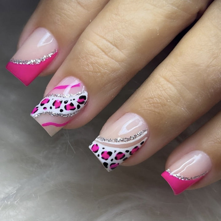 Stylish Animal Print Nail Art Set Stornfield
