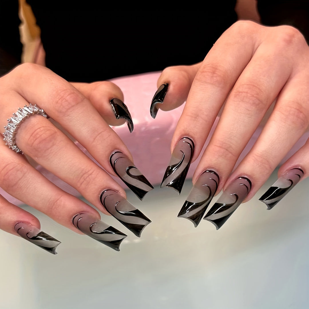 Stylish Abstract 3D Nail Art Extensions Stornfield
