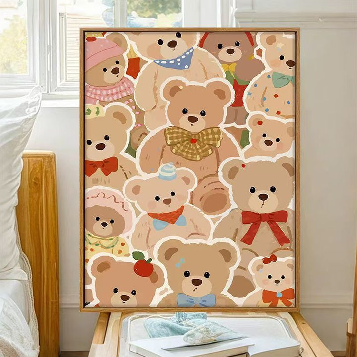 Cute Bear-Themed Decorative Wall Art Stornfield
