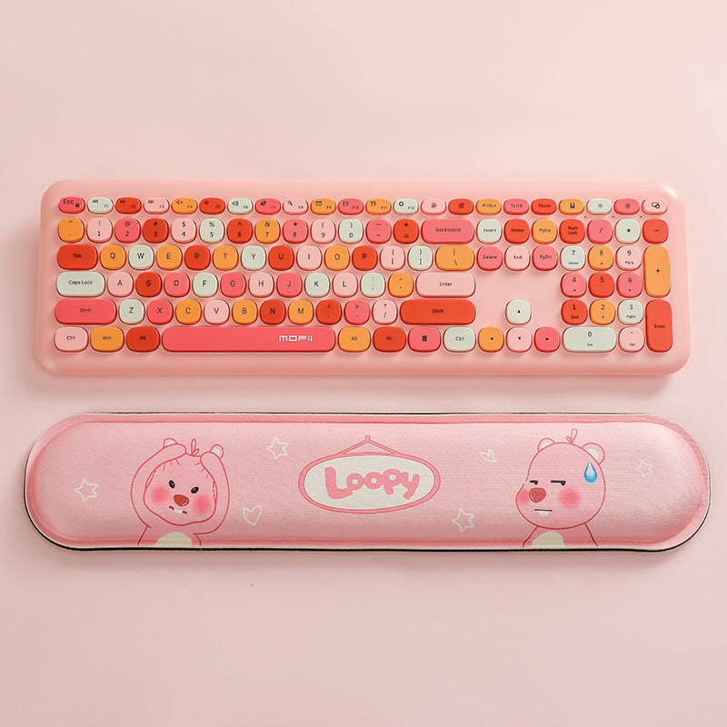 Cute Cartoon Bear-Themed Mouse Pad