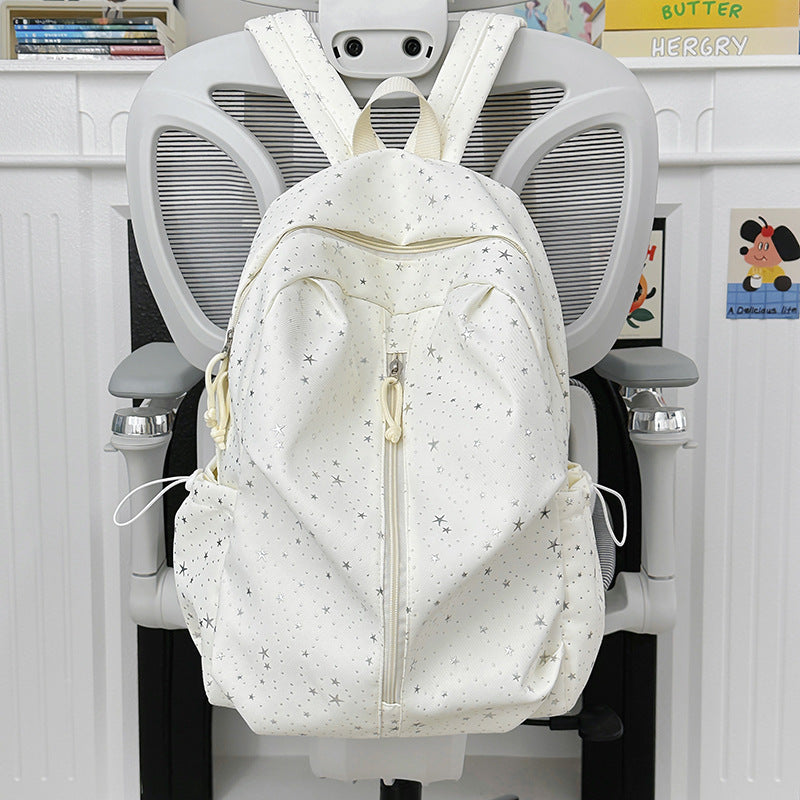 Star-Patterned Lightweight Backpack Stornfield