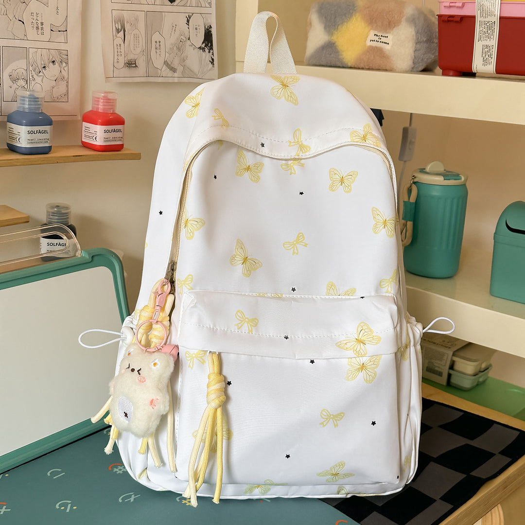 Charming Butterfly Print Casual Backpack Stornfield