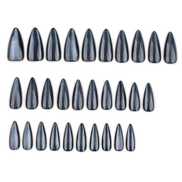 Artificial nail extensions with elegant ombre effects Stornfield