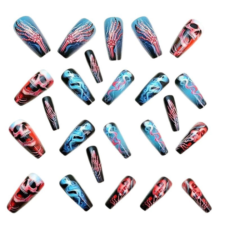 Artificial nails with Halloween motifs Stornfield