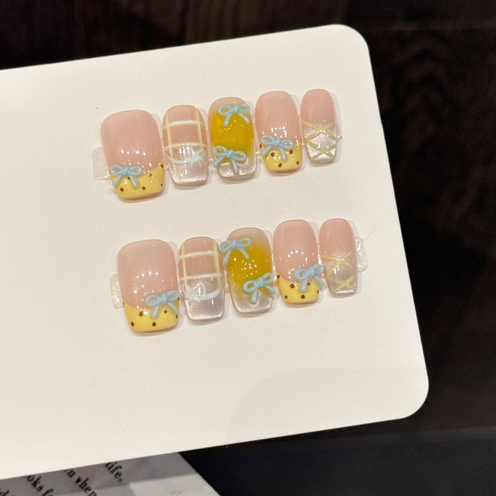 Thematic Decorative Press-On Nail Art Set