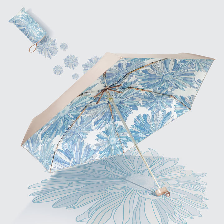 Ladies compact foldable umbrella with innovative folding mechanism Stornfield