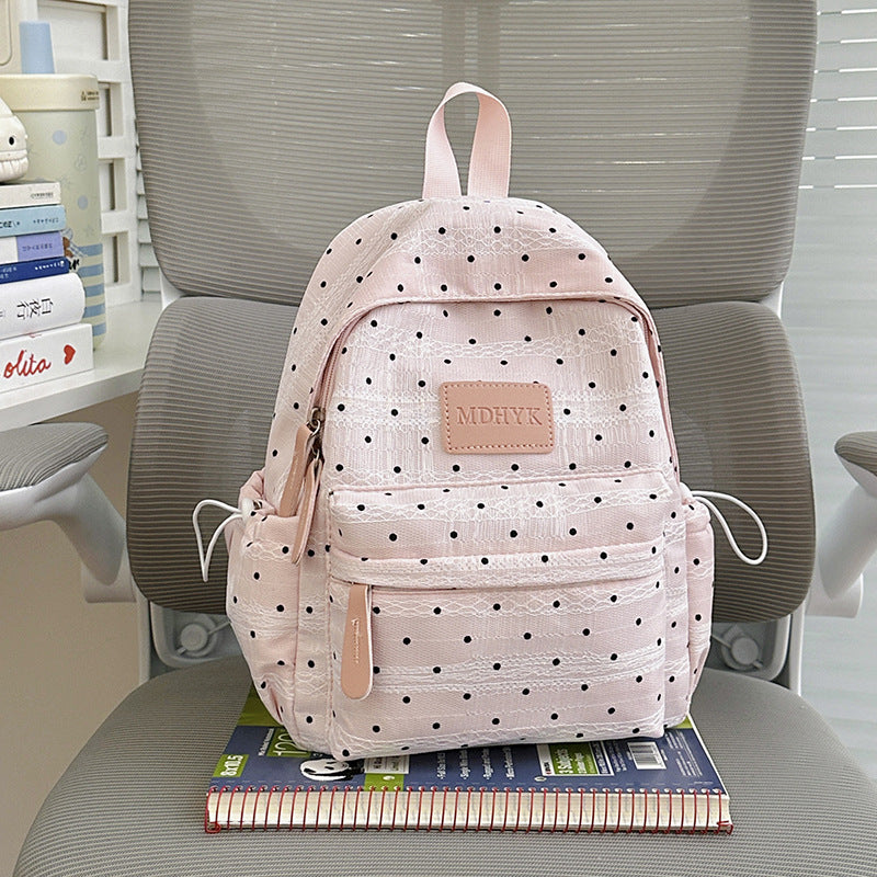 Compact Polka Dot Backpack Stornfield