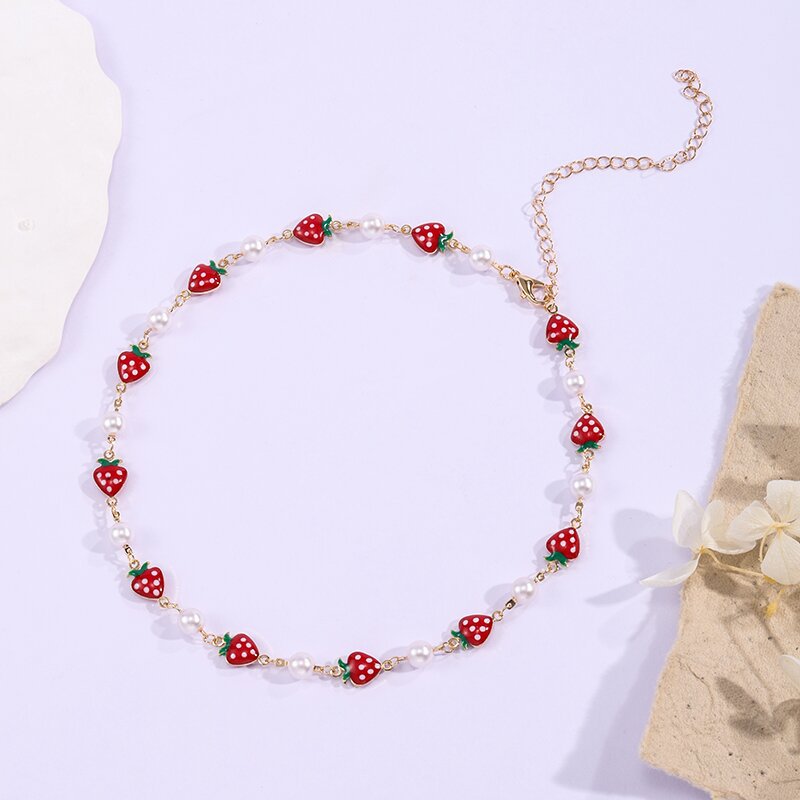 Strawberry Charm Necklace Stornfield