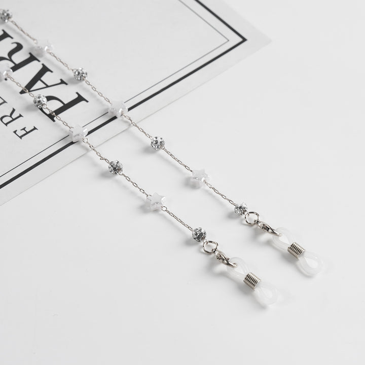 Pearl and Crystal Decor Eyewear Chain Stornfield
