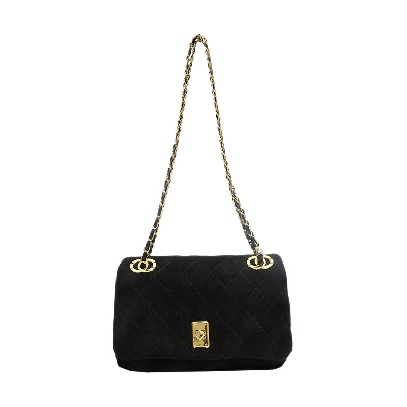 Quilted Velvet Evening Bag