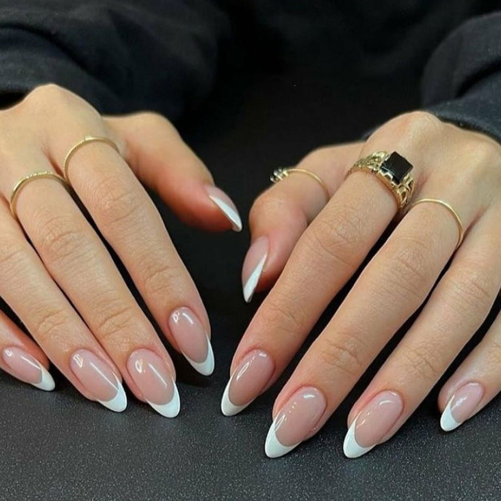 Elegant and Stylish French Design Nail Art Stornfield