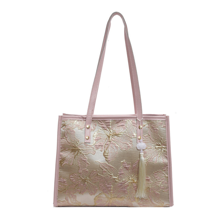 Floral Embroidered Handbag