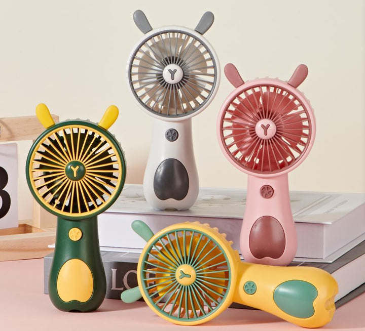 Unisex Portable Hand Fan with Animal Design and USB Charging Function Stornfield