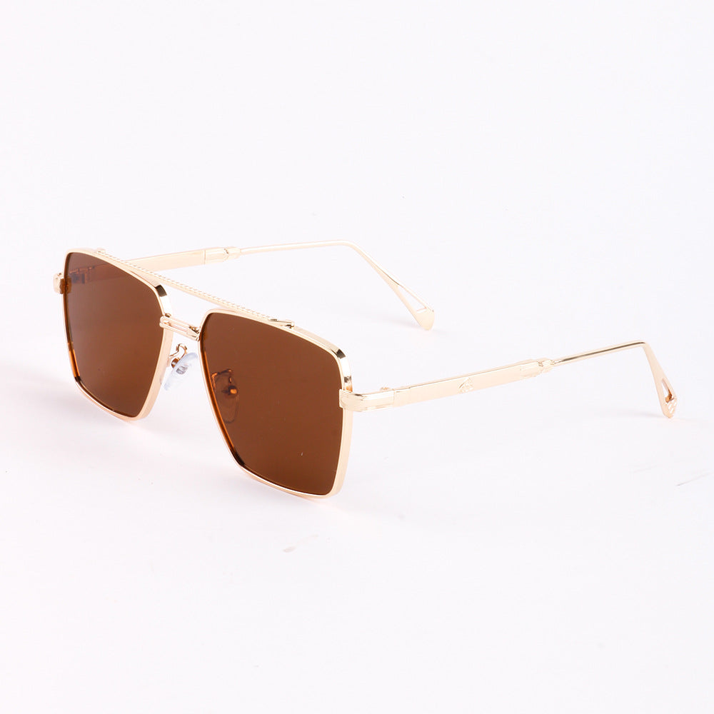 Women's oversized sunglasses with elegant metal frame Stornfield