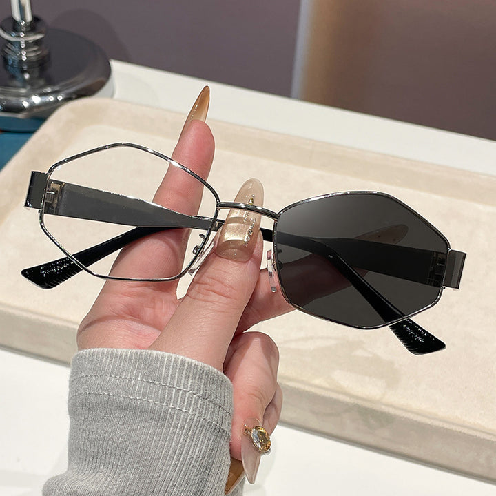 Women's fashionable sunglasses in elegant hexagonal design Stornfield