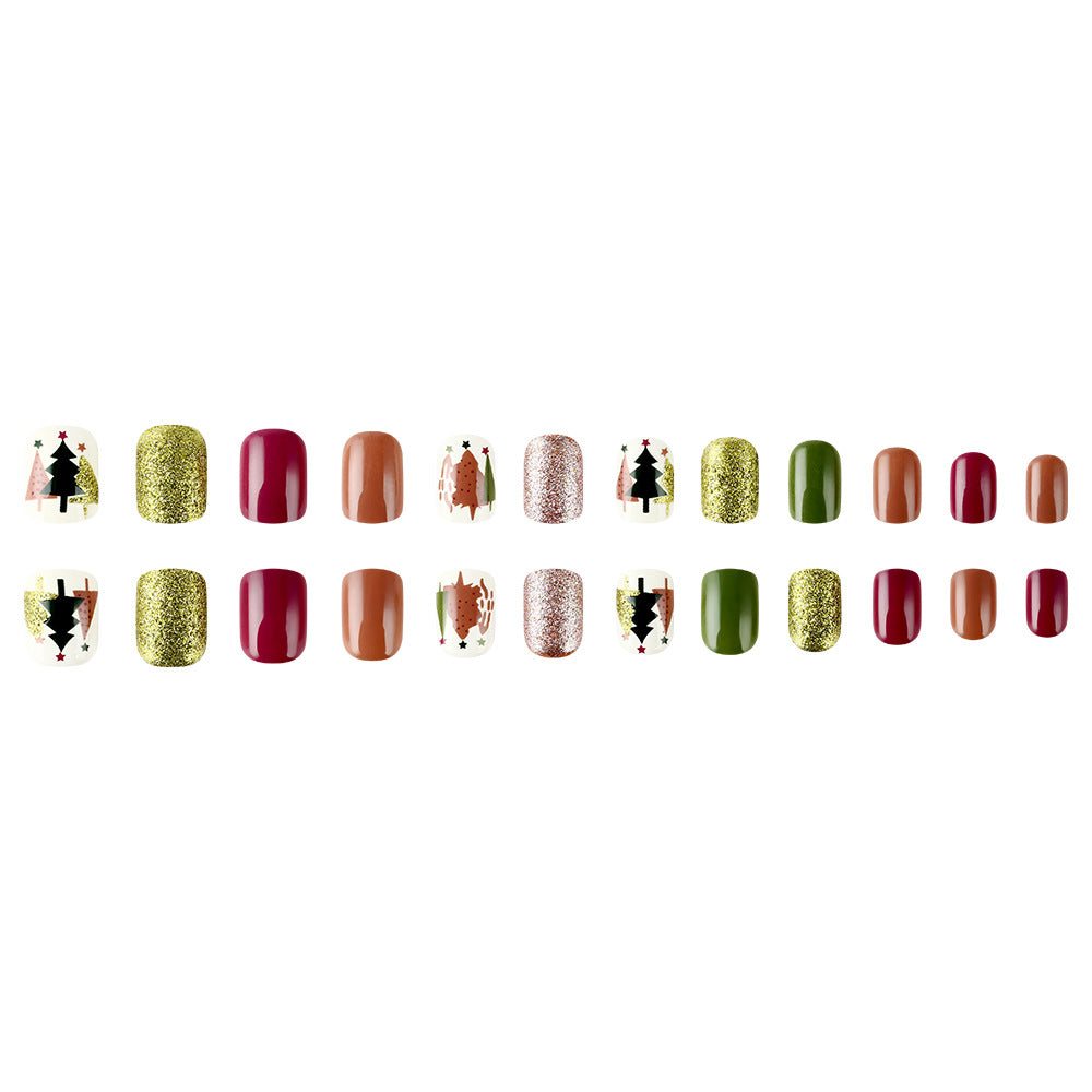 Seasonal Forest-Themed Nail Art Set Stornfield