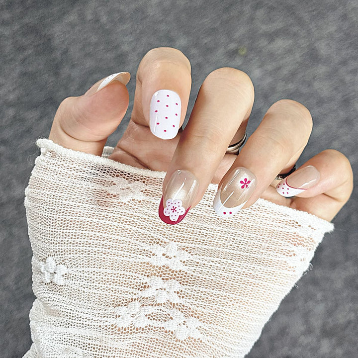 Floral Design Press-On Nail Set Stornfield