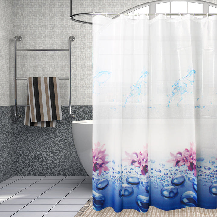 Floral Water-Resistant Shower Curtain Stornfield