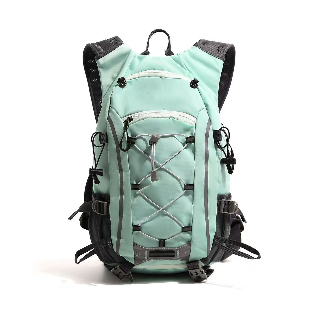Sporty hiking backpack with ergonomic carrying system and reflective accents Stornfield