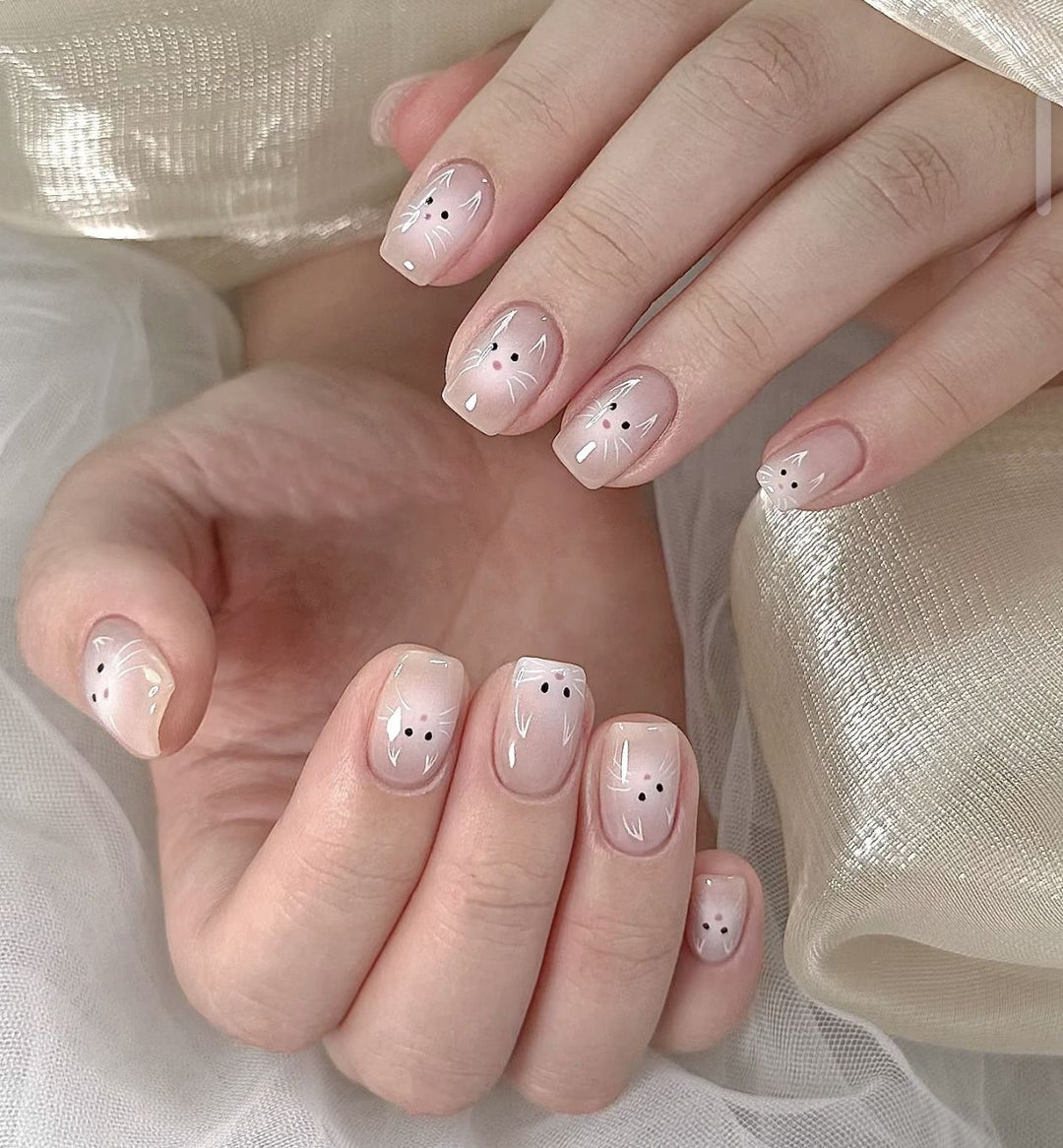Artistic Themed Press-On Nail Design Stornfield