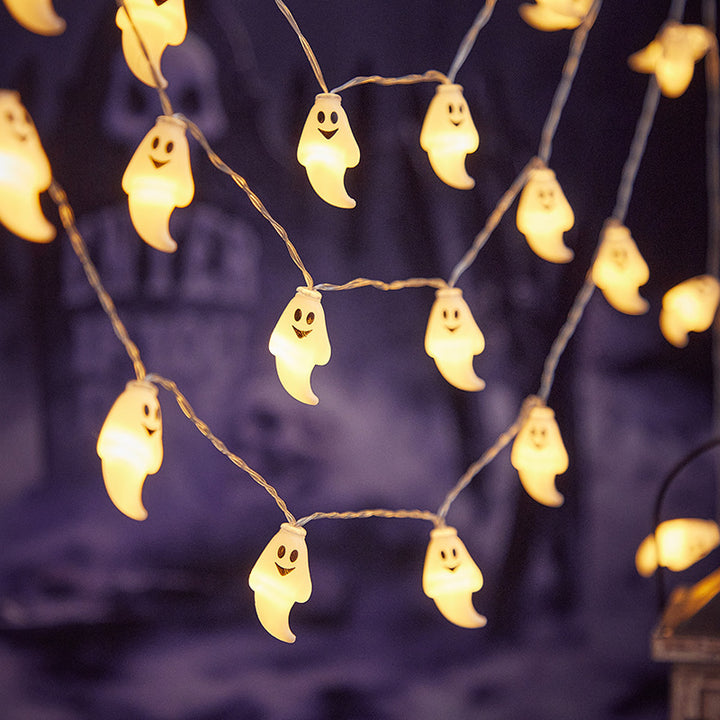 Playful LED Spooky String Lights Stornfield