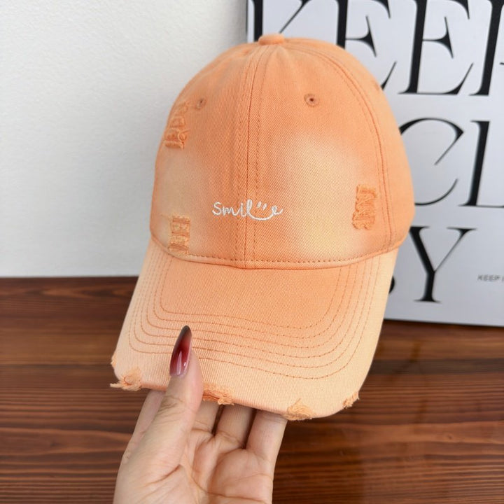 Women's Distressed Cotton Baseball Cap Stornfield 1784270843
