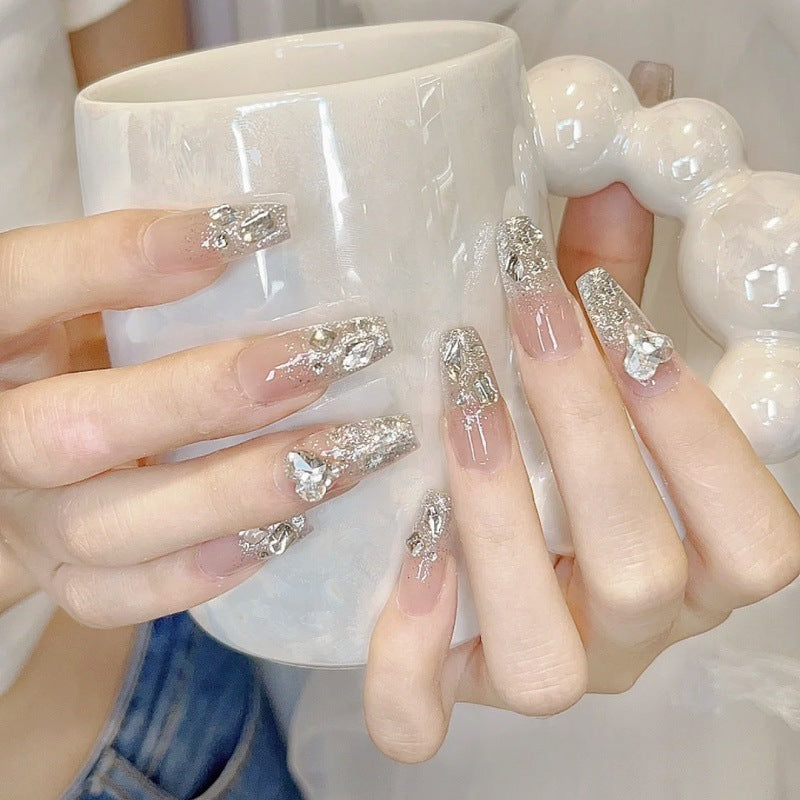 Artificial nails with heart design Stornfield