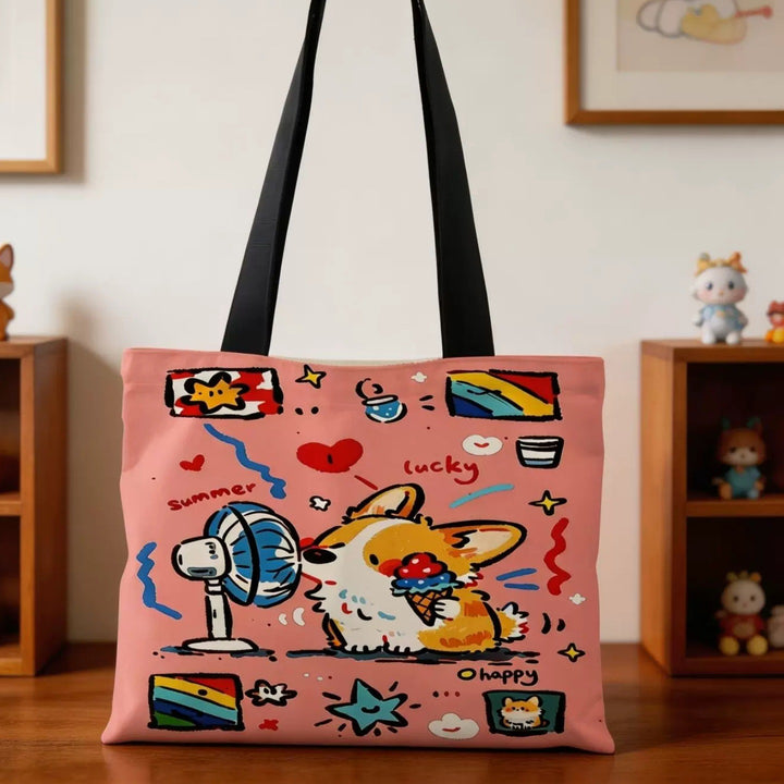 Artistic Canvas Tote Bag